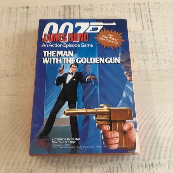 Rare, vintage, 1985 Victory Games James Bond 007 The Man with the Golden Gun
